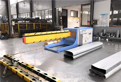 Ovaalse kanali valmistamise spiraalkanali metallplekist ovaliseerija lame ümmarguse kanali vormimismasin